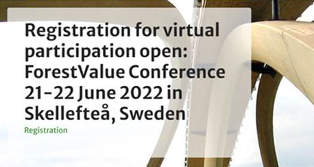 TERG_UniGalway's tweet photo. Register now for the #ForestValue Conference on 21-22 of June. Virtual participation is #Free using the link below. Registration is open until May 30th!!
More info>
https://t.co/zwaAZBRwb9 https://t.co/cZATt7NGUz