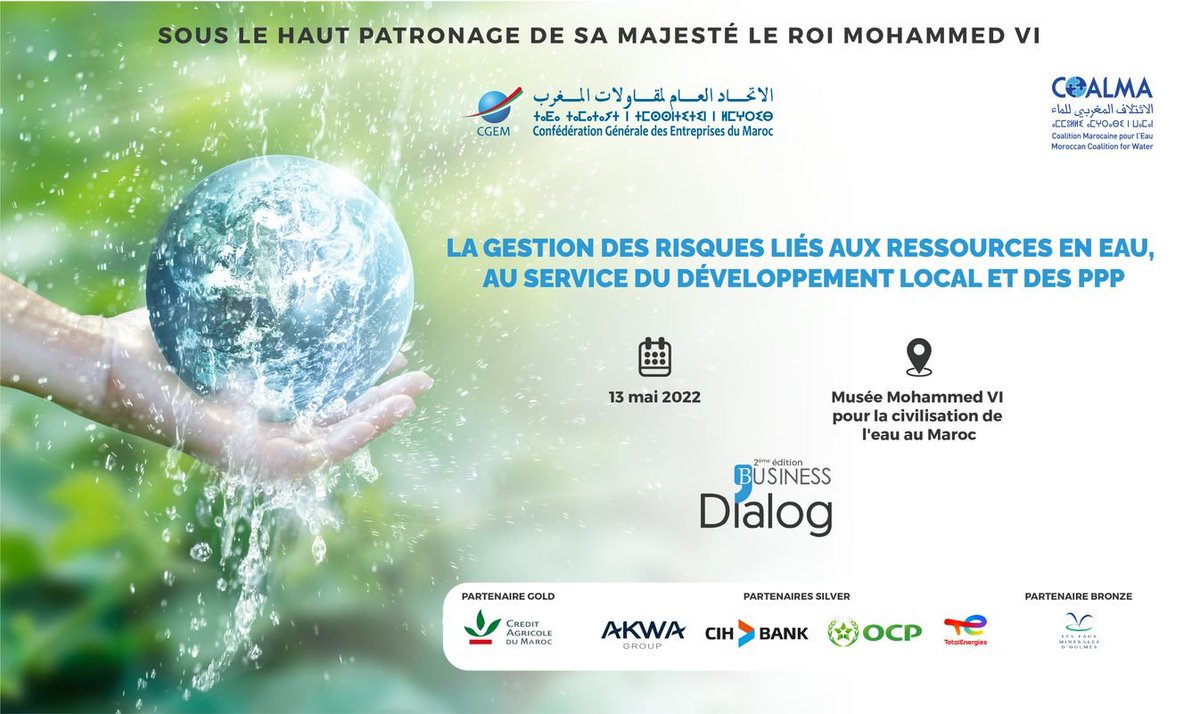 SolarexportMA's tweet image. Très sensible à la question de l'eau, #Solarexport était présente à la conférence dédiée à "La #Gestion des Risques liés aux #ressources en #eau, au service du développement local et des PPP", au @Museeaman de #Marrakech.

+ d'infos: solarexport.ma/solutions-de-d…

#dessalement #maroc