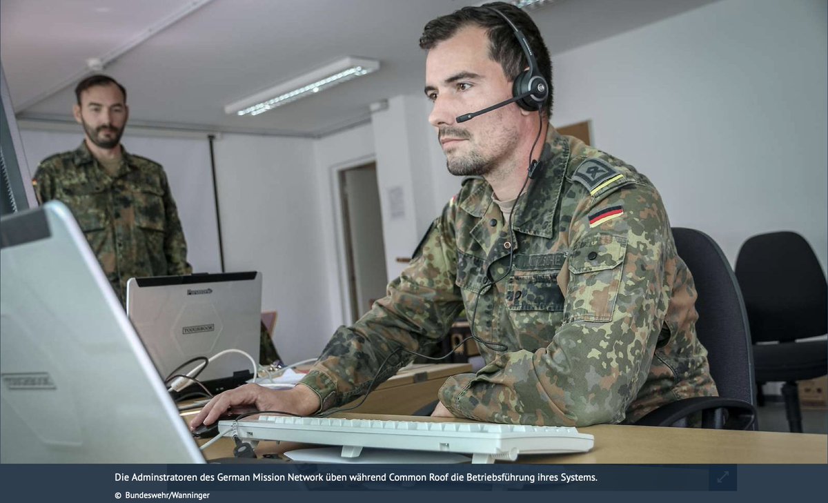 cirbw's tweet photo. 7/ Federführend koordiniert das #KdoCIR das #FMN innerhalb der Bw. Um die #Interoperabilität bei multinat. Einsätzen zu verbessern, wurden abgestimmte und national #operativ zielführende Fähigkeiten entwickelt ➔ z.B. das German Mission Network. GMN ist ein FMN-konformer Beitrag. https://t.co/B8nznpkSdm