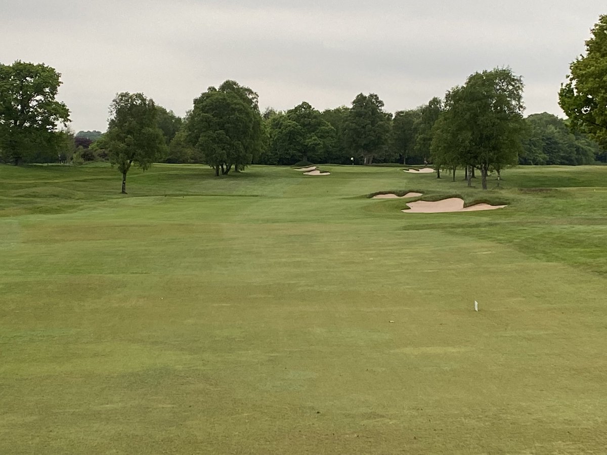 SkyCaddieSteve's tweet photo. The start of another week , this mornings visit brings me to @PleasingtonGolf , it’s a bit overcast & drizzly but that’s not going to spoil my walk around this lovely course , some great views & the course is a real test ,undulating fairways & some tricky greens 👍⛳️#amustvisit https://t.co/KDt29afNxe