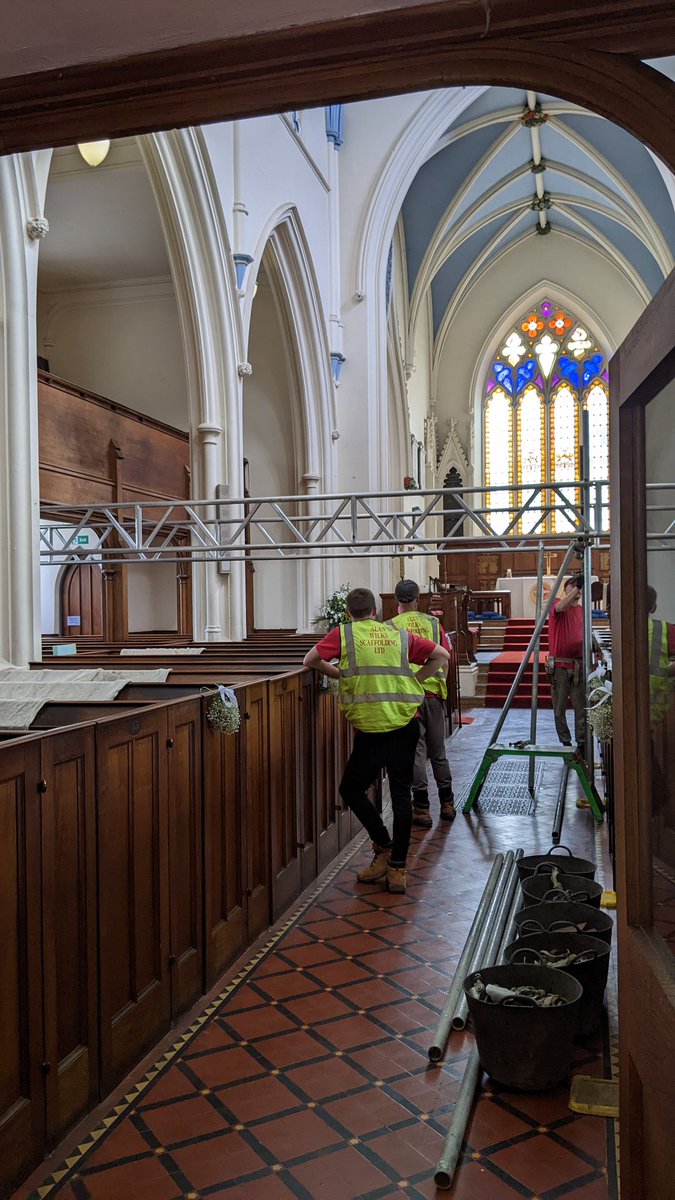 And we're off on the inside again! This should be impressive once finished..