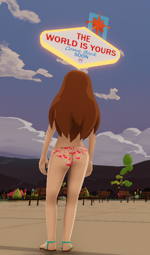 Not only could The World Be Yours.. but so could..

THIS AMAZING DCL WEARABLE!

I love what <a href="/PoapPrincess/">poapprincess.eth | pokerprincess.eth ♠️♦️♥️♣️</a> / <a href="/Whiffy_DCL/">whiffy.eth | 51603.eth</a> did with this one😍

✨"Welcome to Fabulous DecentraLand"✨

Game is free, but the hot girl summer booty is sold separately 😉

tinyurl.com/vegas-sign
👆👆👆👆