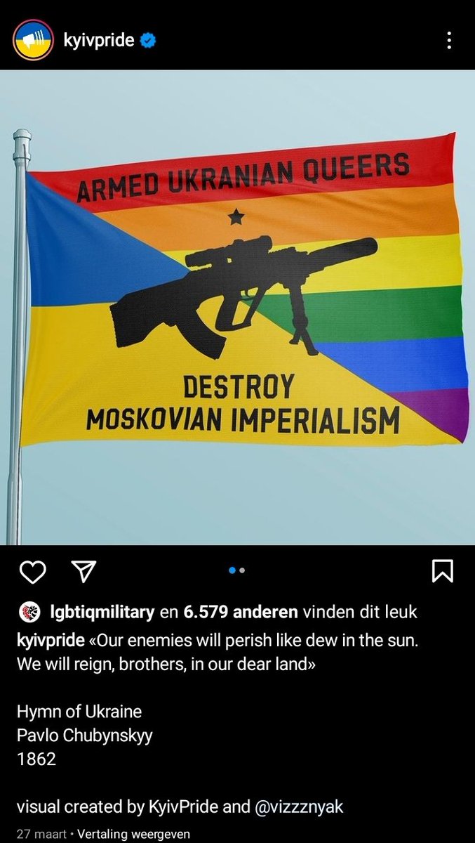 Have a look at the Ukrainian LGBTQmilitary insta to get a feel of who is taking up arms and who is completely absent at the other side: instagram.com/lgbtiqmilitary…