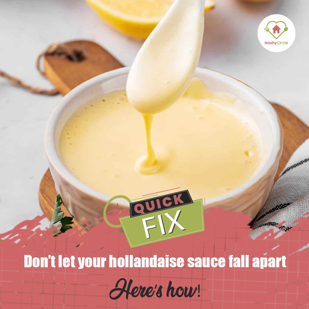 NoshyCircle's tweet photo. If you see hollandaise sauce is beginning to separate,  take a fresh egg yolk mixed with a tablespoon of lemon juice. Gradually beat the original sauce into it, in a bowl over a pan of gently simmering water.

#noshycircle #QuickFixes #Foodie  #UK #hollandaisesauce https://t.co/PLkcmUWnWg