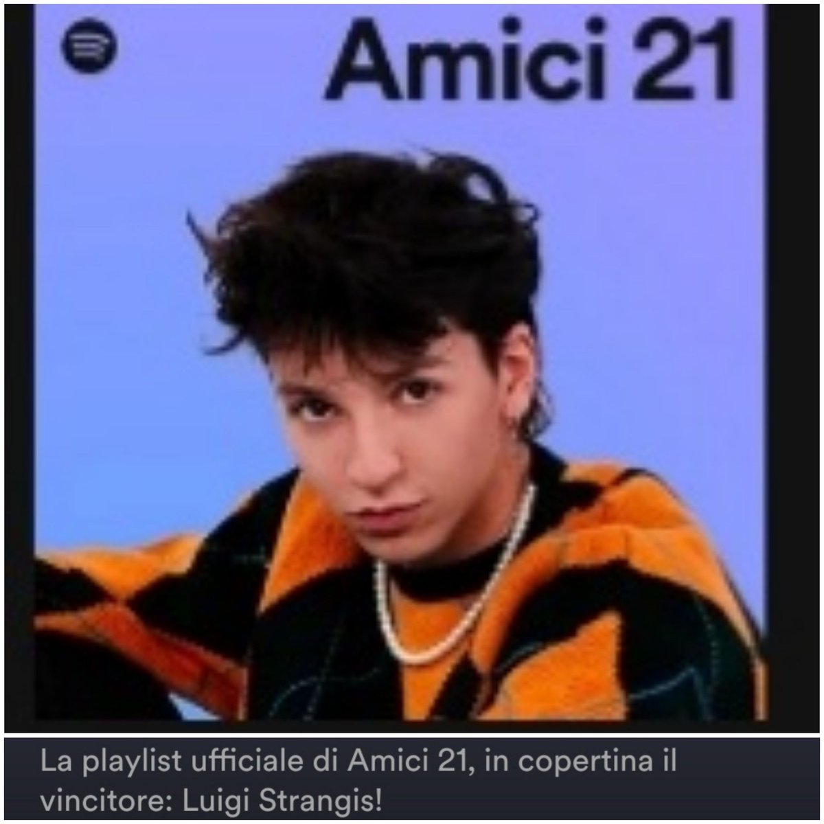 gallo_graziella's tweet photo. Stream #luigistrangis #tondo #vivo #partirodazero #muro #tienimistanotte
Pre order Strangis
#caroligi #luigistrangis
Playlist ufficiale di amici ,in copertina il vincitore di #Amici21 @StrangisLuigi https://t.co/MZ4nRp5ib8