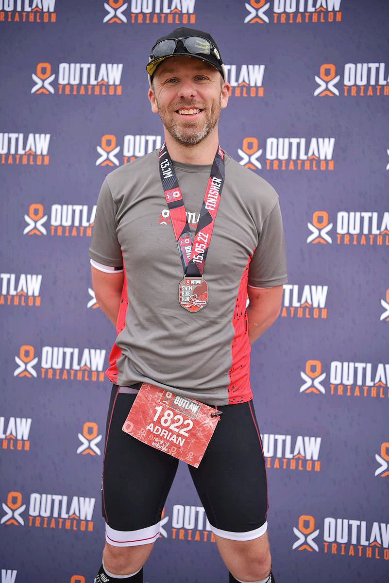 adriancostello's tweet photo. Yesterday I completed Outlaw Nottingham Half Ironman - with PB’s all round! 6:24:30 🏊🏻 🚴🏻‍♂️🏃🏼‍♂️

Now, more hard work… as my journey to Ironman UK 🇬🇧 2022 continues… 

All The Way 🏁 #MedalMonday https://t.co/t4LcOg0y0g