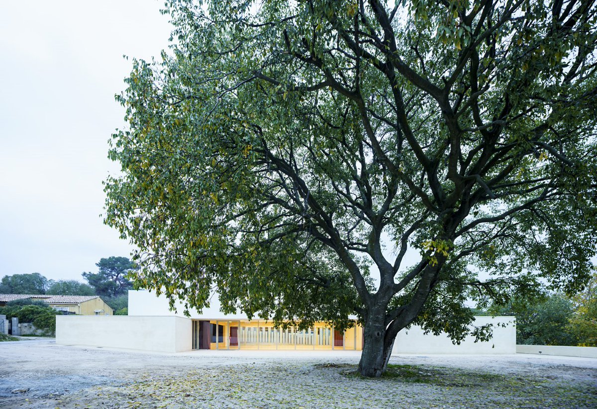 maisonarchi_OM's tweet photo. #ARCHICITY : 21/05 à 10h - Foyer socio-culturel de #Cabrières en #pierre massive et Pavillon Broche en #bois à #Bezouce - Visite avec les architectes - Atelier Combas Architectes ©Javier Callejas / ©Camille Sonally https://t.co/fLyoSBN7Co