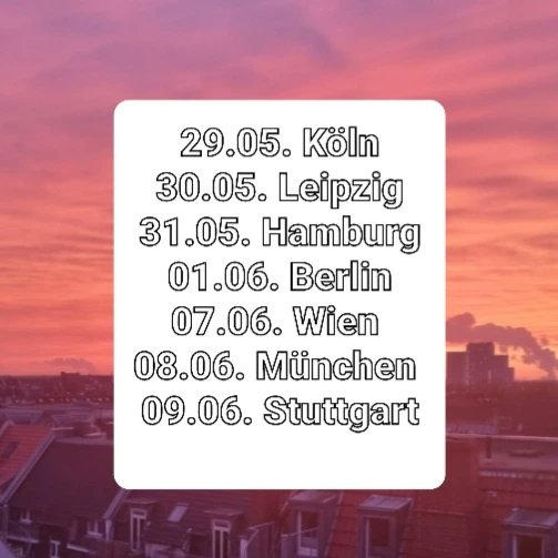 Leute.... heute 15 Uhr kleiner Restock Ticket Drop 🖤