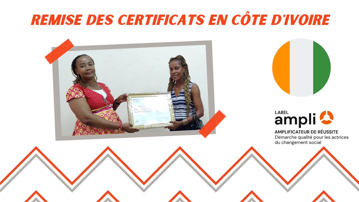 Alliance_DS's tweet photo. Remise des certificats #LabelAmpli aux 4 organisations ivoiriennes 🇨🇮 :
👏@Asapsu
👏@ONG_MESSI
👏@LEADAFRICAINES
👏@OngOnef
Par @blancagathe2 du Comité de labellisation et présidente de la dernière session du comité.
CC @FeministesAO @FemmejuristeCI
#FéministesEnAction https://t.co/NRjy8LBqRR