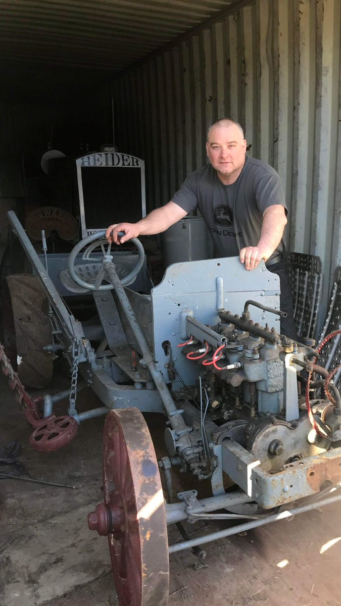 thetractorfest's tweet photo. A rare vintage 1904 Sharp tractor will make its first public appearance in 70 years at this year’s Tractor Fest @NewbyHall to mark the Queen’s Platinum Jubilee. The U festival showcases more than 1500 vintage tractors, machines & vehicles #ripon #harrogate #discoverripon https://t.co/ThKcsR7ELY