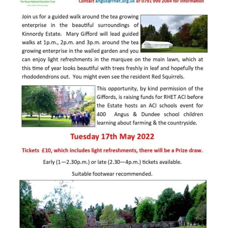 Still a few places left for tomorrow's tours at 1pm and 2.30pm, if you are interested give me a ring 0791 999 2064.