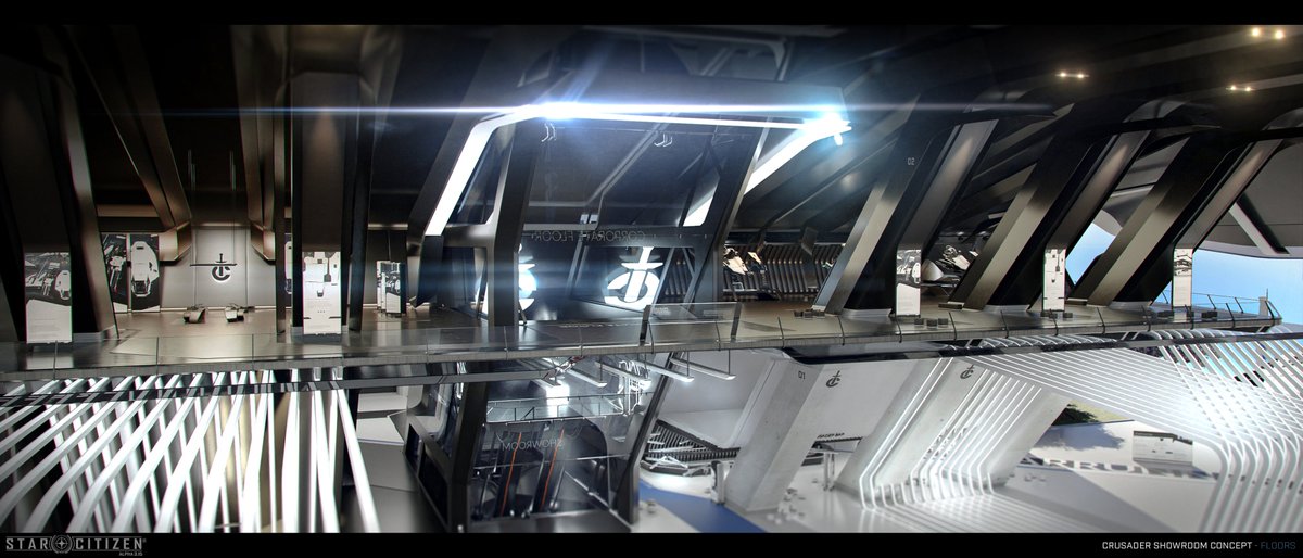 cdoretz's tweet photo. Last part of Star Citizens Crusader Showroom concept, exploring secondary areas,the big lift and corporate area details.
https://t.co/FGClTwdXXM

#concept #conceptart #scifi #sciencefiction   #StarCitizen #Blender3d #blenderart #design #architecture #Space #gamedev #gameart https://t.co/doxXfFUFte