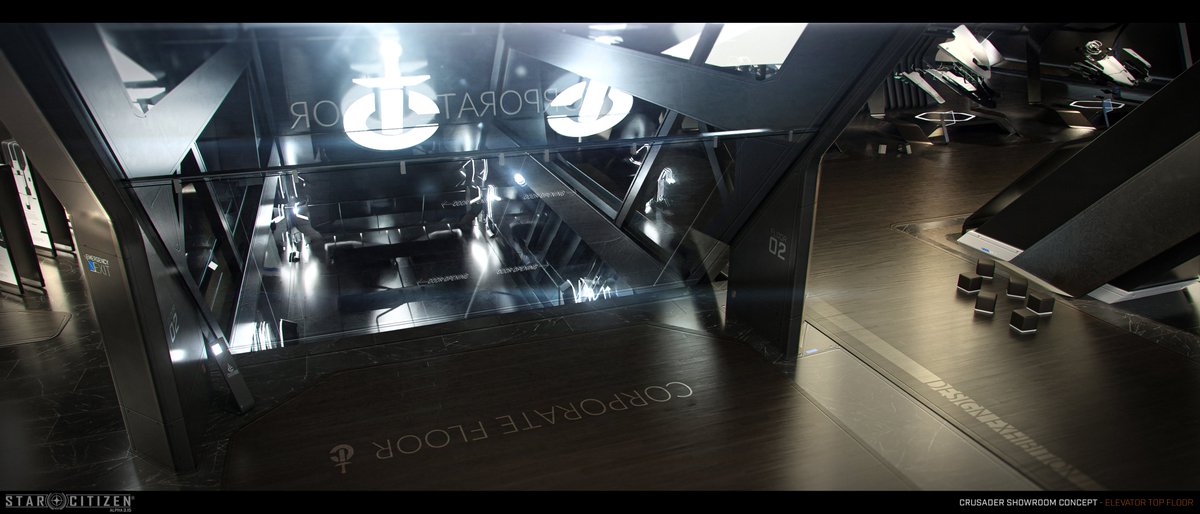 cdoretz's tweet photo. Last part of Star Citizens Crusader Showroom concept, exploring secondary areas,the big lift and corporate area details.
https://t.co/FGClTwdXXM

#concept #conceptart #scifi #sciencefiction   #StarCitizen #Blender3d #blenderart #design #architecture #Space #gamedev #gameart https://t.co/doxXfFUFte