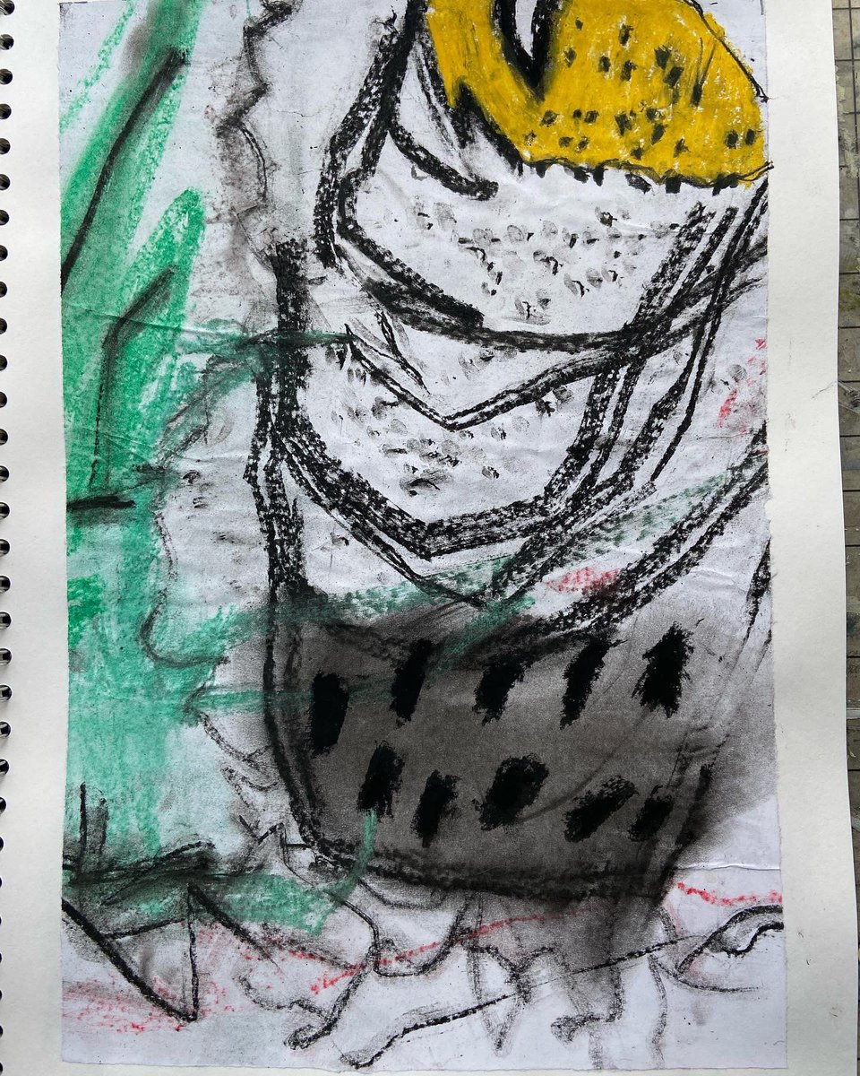 paulnwakelam's tweet photo. another instalment of sketchbook filled with crops & collages with new marks from large scale drawing workshops
#largescaledrawing
#drawingworkshop
#sketchbook
#collage
#mixedmedia
#abstractart
#worksonpaper https://t.co/1GE4svaRwb