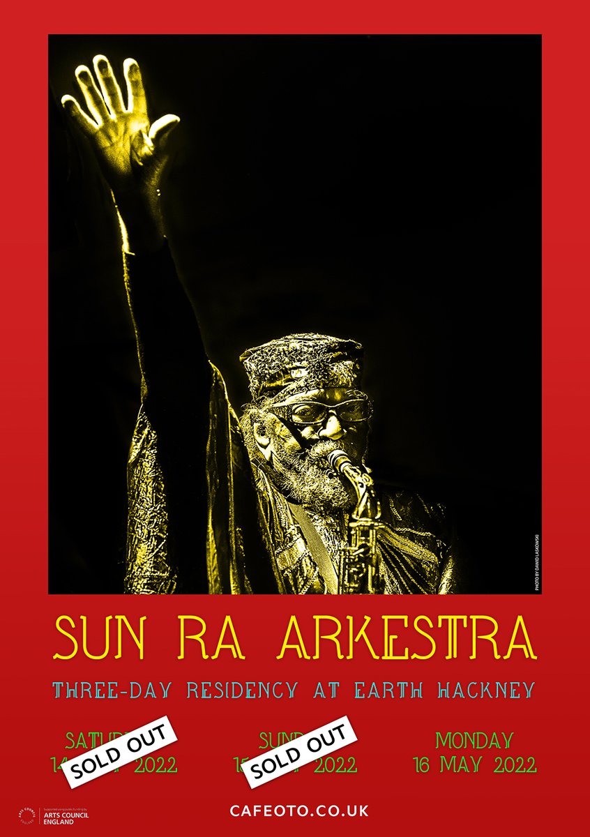 Still floating after the first two incredible, joyful nights with the Arkestra <a href="/EartHackney/">EartH</a> ! There's still a few tickets remaining for the final show tonight - cafeoto.co.uk/events/sun-ra-… - do not miss!
