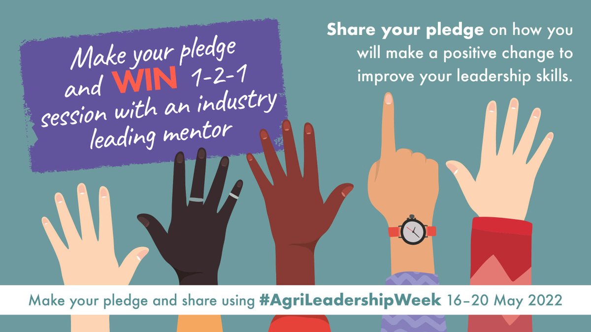 ✨Day 1 of #AgriLeadershipWeek!✨

Let's break down barriers and stereotypes surrounding leadership development! 

Make a pledge on how you're going to make leadership development a priority. #AgriLeadershipWeek