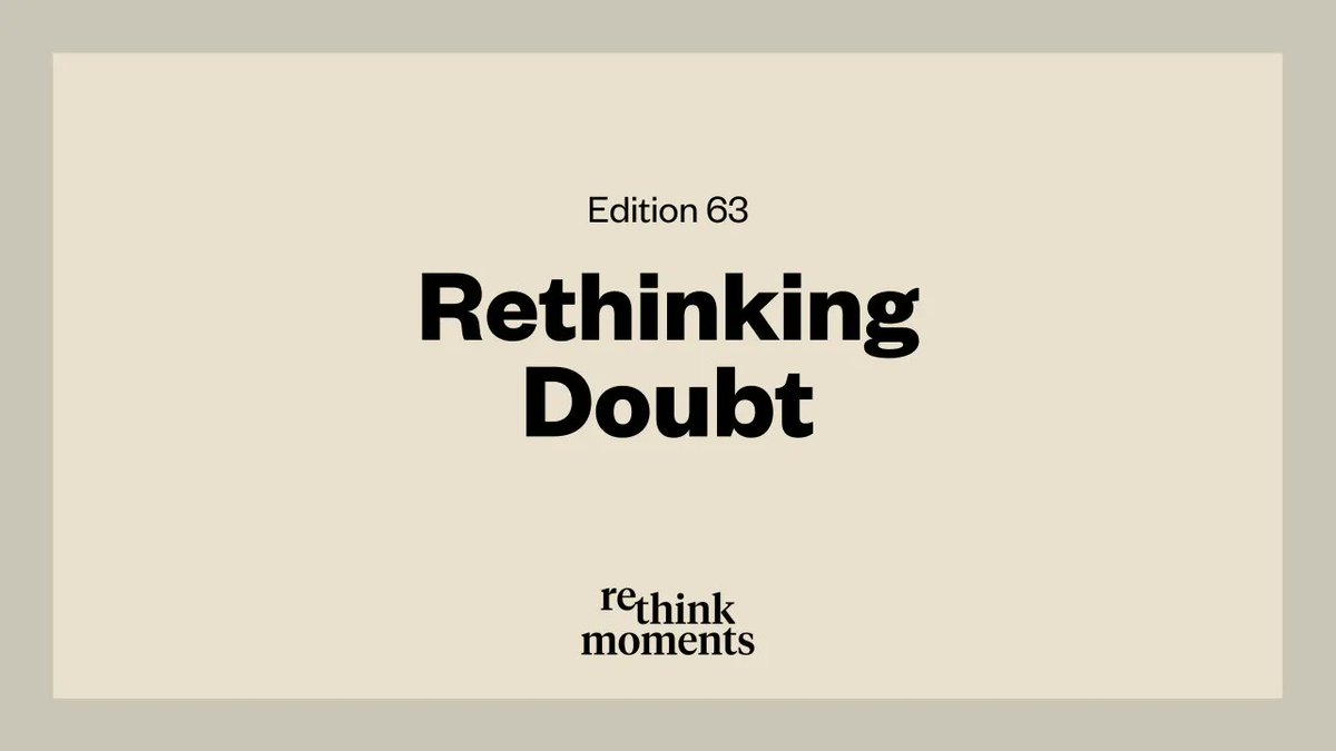 We can shift the negative connotation of doubt by realising that it can be beneficial, leading us to new places of creation, being, and finding
Listen to this #Podcast for more

#change #doubt #leadership #ThinkPositive #PositiveAttitude 

buff.ly/3wiaAYi