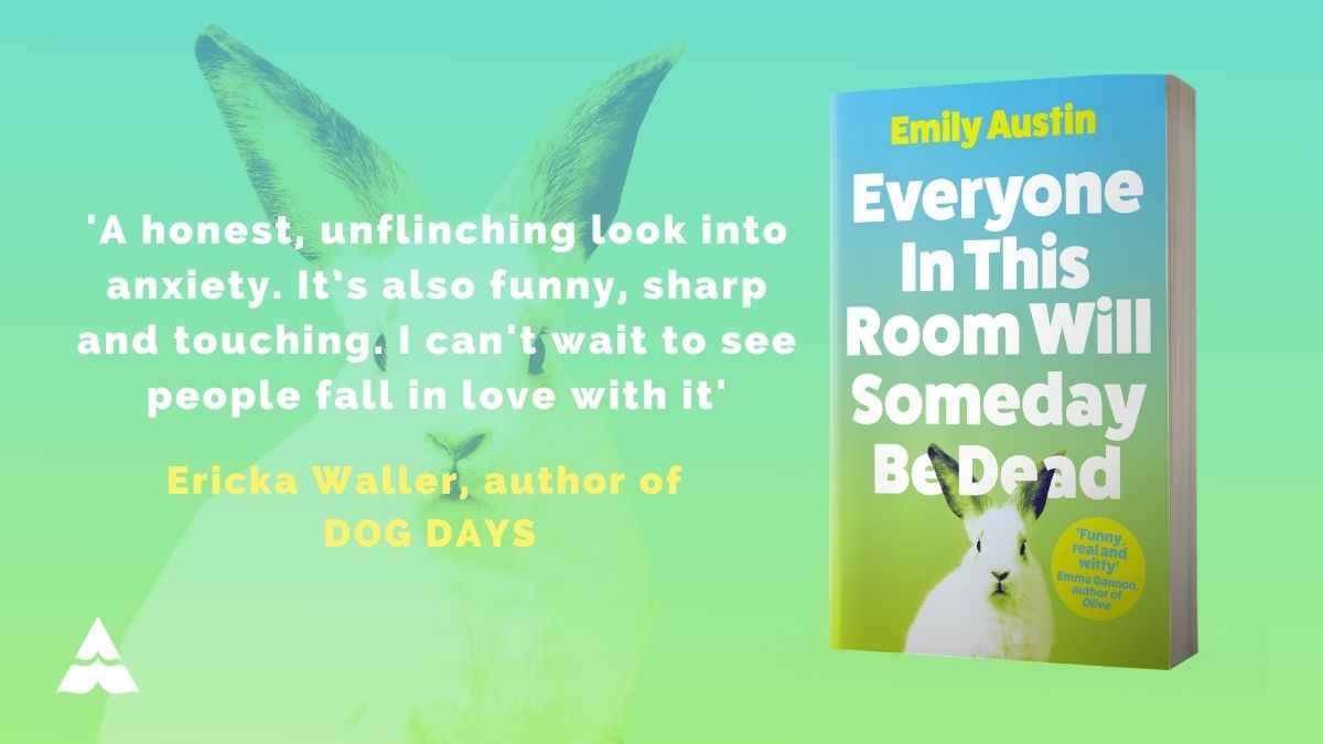 AtlanticBooks's tweet photo. 'An honest, unflinching look into anxiety' @ErickaWaller1

The paperback of @eraustinauthor's heartfelt and hilarious debut novel is coming to bookshops this June.

#EveryoneInThisRoom🐇

Pre-order: https://t.co/VoagDly8Fi https://t.co/L0wTu8RoOG