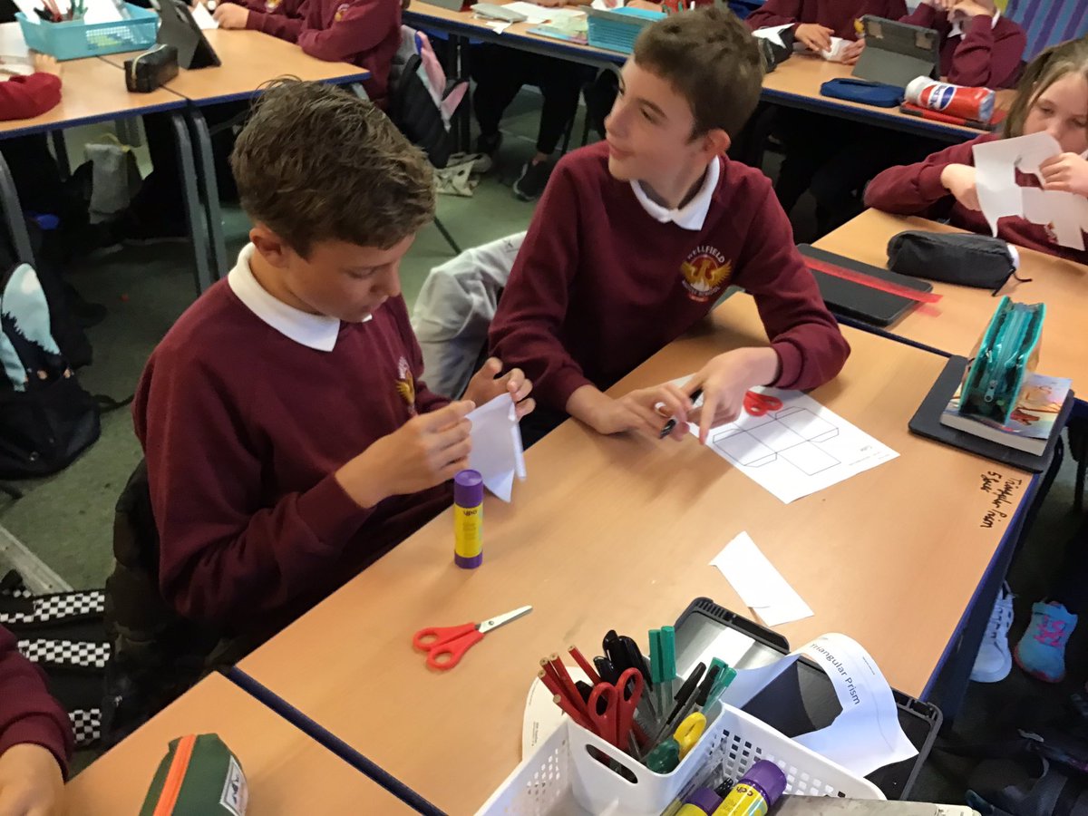 WellfieldMiddle's tweet photo. We are starting a project about the nets of 3D shapes in Y6 maths this week which will require us to choose, design and make packaging for a new brand of sweets. Today is the investigation phase… 🤔 #WMSCreativity #WMSCommunication https://t.co/LPWlwHCw2o