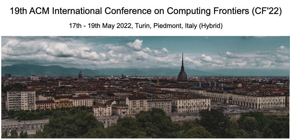 LRZ_DE's tweet photo. #ComputingFrontiers starts tomorrow in Turin. Several LRZ experts will be there, including Dr. Martin Rüfenacht and Dr. Luigi Iapichino who organised a special session on #HPC & #QC integration. #acmcomputingfrontiers22 @ACMComputing22
🗓️ May 18
➡️ https://t.co/0P8MRm4Owj https://t.co/1Eg5dtlzso