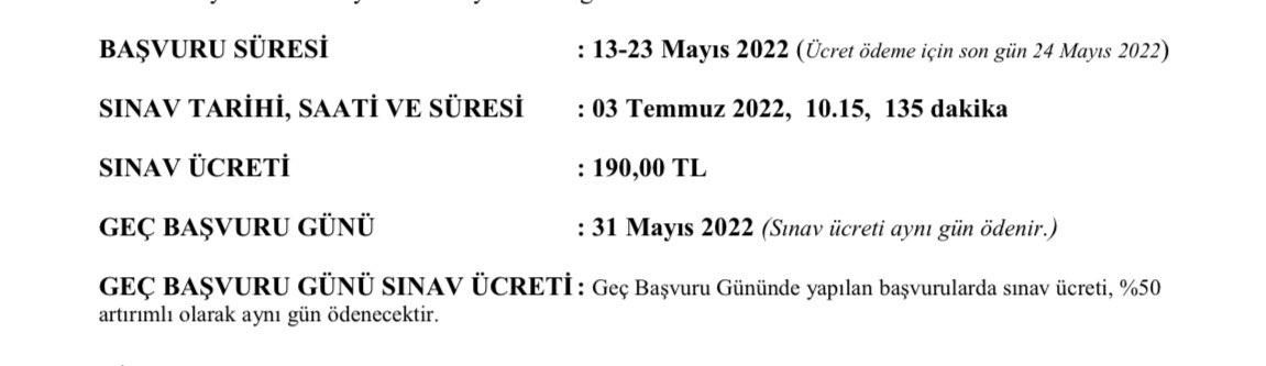 AliHareketi's tweet photo. 2022 Yılı Önlisans Programlarından Lisans Programı tamamlamak için girilen Dikey Geçiş Sınavı DGS ücreti 190Lira. ÖSYM tüm sınavları ucretisz yapılmamalıdır. @EssumAslan @elifesendeva
#dgs2022 @KampusDgs #devaegitim #AYTUTULMASI @devaegitimde
#AliKoçYargılansın #dgs #dgs190 https://t.co/6HmL63RbHq