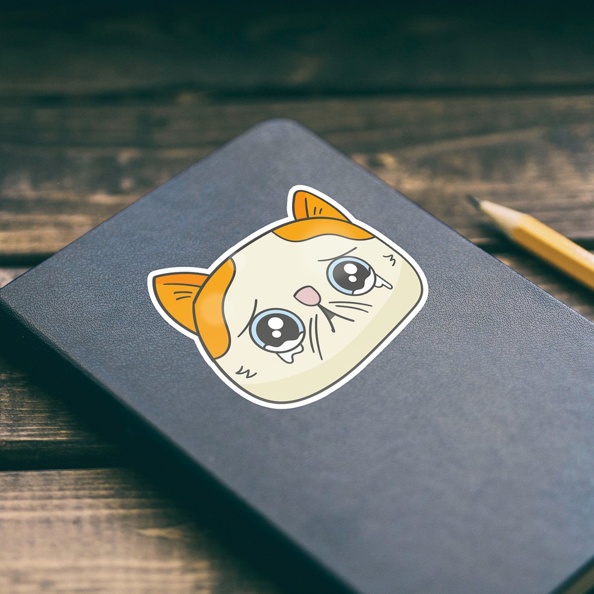 illuville's tweet photo. Cheer up with teary eyed cat. It's allright 😁 No hard feels ❤ Stickers and stuff @ https://t.co/pdLjL8KsAj

#sadcat #meme #memes #tearyeyz #sticker #stickerlove #notebook #funnycat #sadkitten #kitten https://t.co/fGy4T4CqWw