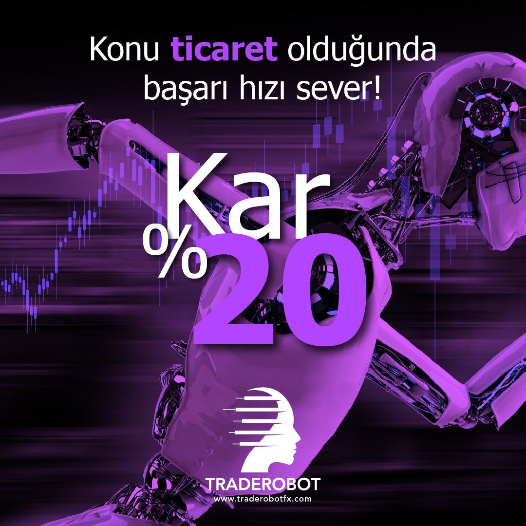 Forex robotu ile ayda %20 ek gelir elde etmek ister misiniz? Bizimle iletişime geçin.
Dijital dünyada kazanmak, daha kolay..!
traderobotfx.com
t.me/traderobotfx

#Traderobot #forexrobotu #borsa #dolar #usdtry #eurusd #trader #forexsignals #forexturkiye #forexlife