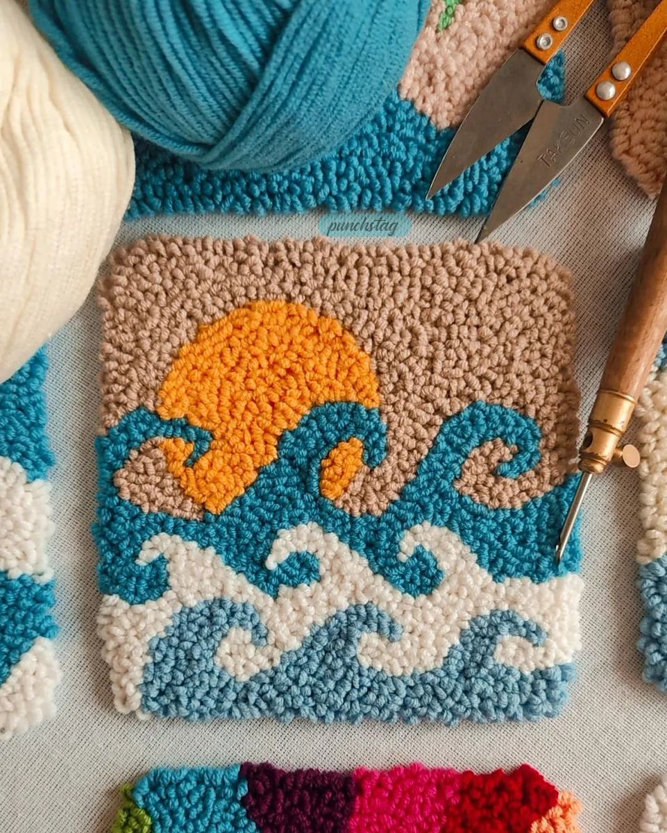 punchstag's tweet photo. #punchneedle #coaster #uniquegifts #TextilArt https://t.co/cG7Cg3BUJy