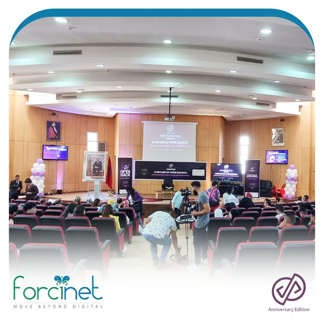 Forcinet's tweet photo. Open Source Days à l'#ENSA Khouribga.

#Forcinet #MeetForcinet  #OpenSourceDays

#KeynoteSpeakerSoulaimane https://t.co/ZNacEO5Z0F