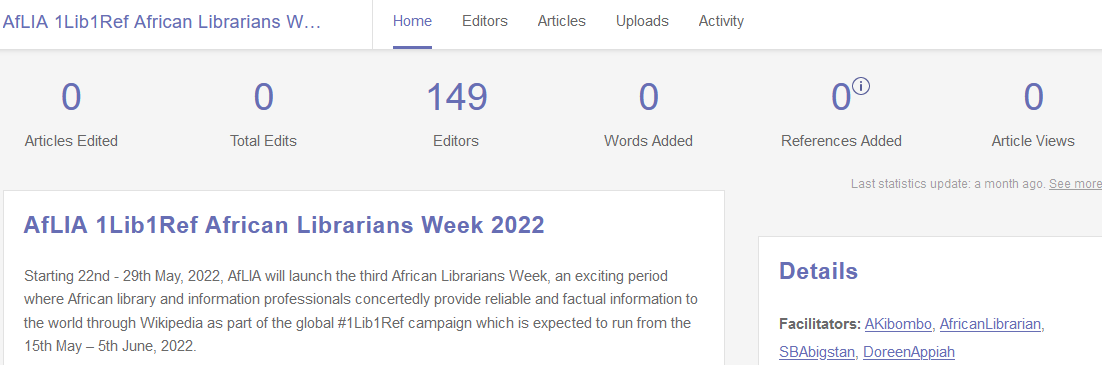 AfLIACon's tweet photo. The third edition of the African Librarians Week is almost here and many African library and information professionals have already confirmed their participation in #AfLibWk 3.0 #1LibRef by signing up on the outreach dashboard. Do not be left out!! (1/2)
https://t.co/VBEAbKdAZ5 https://t.co/4uZd1mF4Da