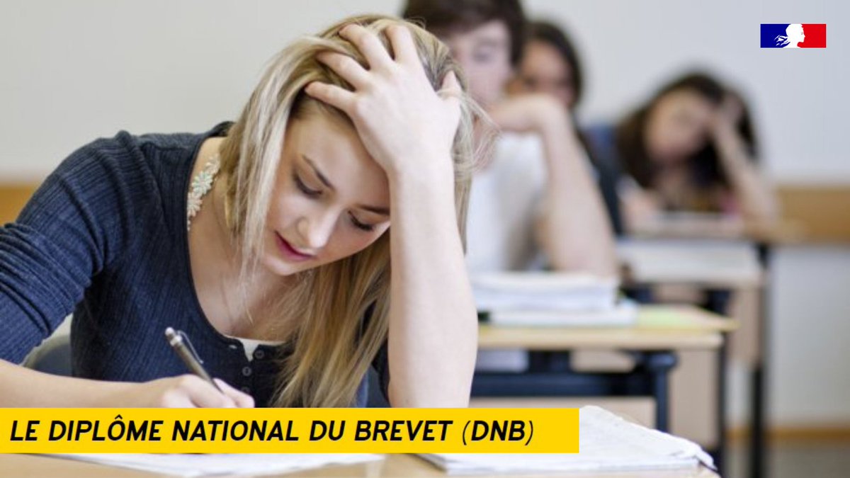 OnisepNA's tweet photo. Le #DNB (diplôme national du brevet) est délivré par le @education_gouv. Il atteste des connaissances et compétences d'un élève et prouve que ce dernier a le niveau exigé à la fin du #collège. Focus @Onisep sur ce premier diplôme > https://t.co/baOXdoVWxt #orientation #examen https://t.co/EBB1tXX1aP