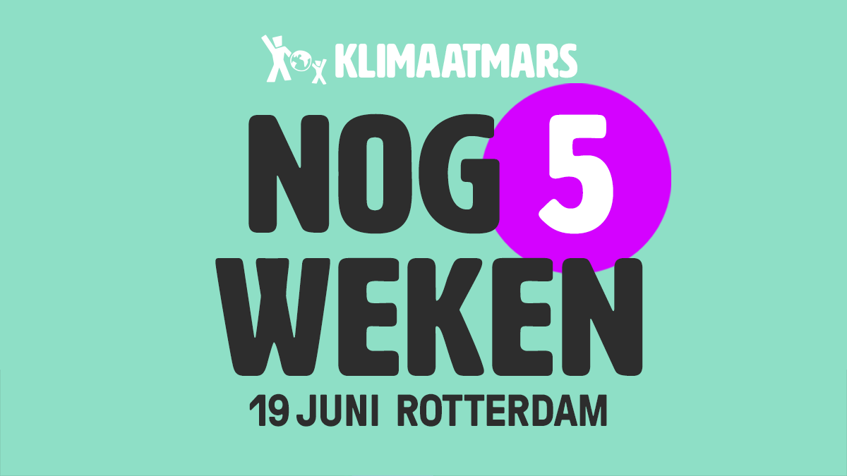 NOG 5 WEKEN! Dan gaan we met z'n allen de straat op in #Rotterdam 🔥

Heb jij je omgeving al opgeroepen om ook mee te doen? 📢
Iedereens deelname is nodig; van doorgewinterde activist tot iemand die nog nooit bij een protest is geweest: dit is hét moment om in actie te komen.