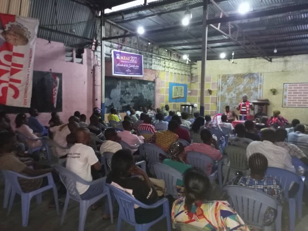 JuvenalNtumba's tweet photo. Dimanche 15 Mai 2022, une réunion nutritive dont les vaillants cadres de l'@uncrdc #BUMBU, parti Cher à Hon. président national @VitalKamerhe1. Les dites de la réunion a été présidé par le fédéral camarade P.#SIAMINA, qui avait pour but, présenté les nouveaux comités des jeunes https://t.co/FsCiJnYEDh