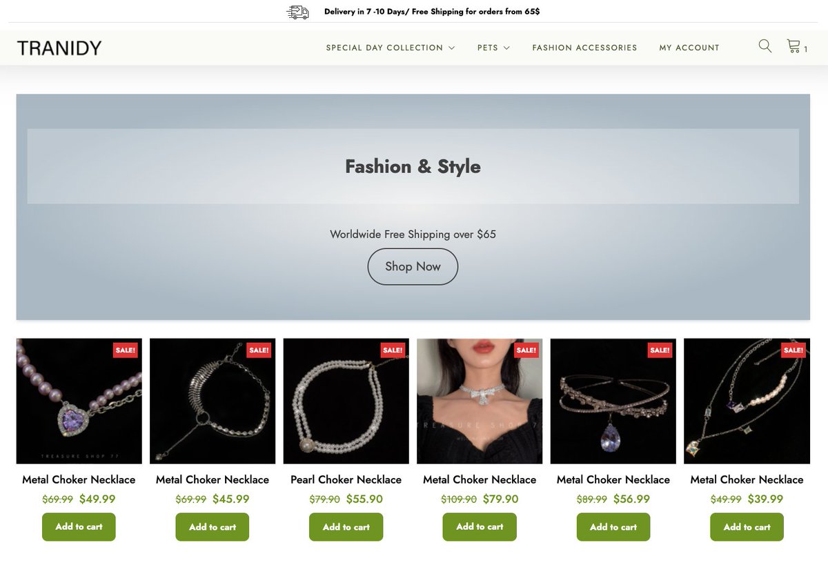TranidyOfficial's tweet photo. Is there anything you like?
#fashionstyle #fashionweek #necklaces https://t.co/HOTvh5hL61