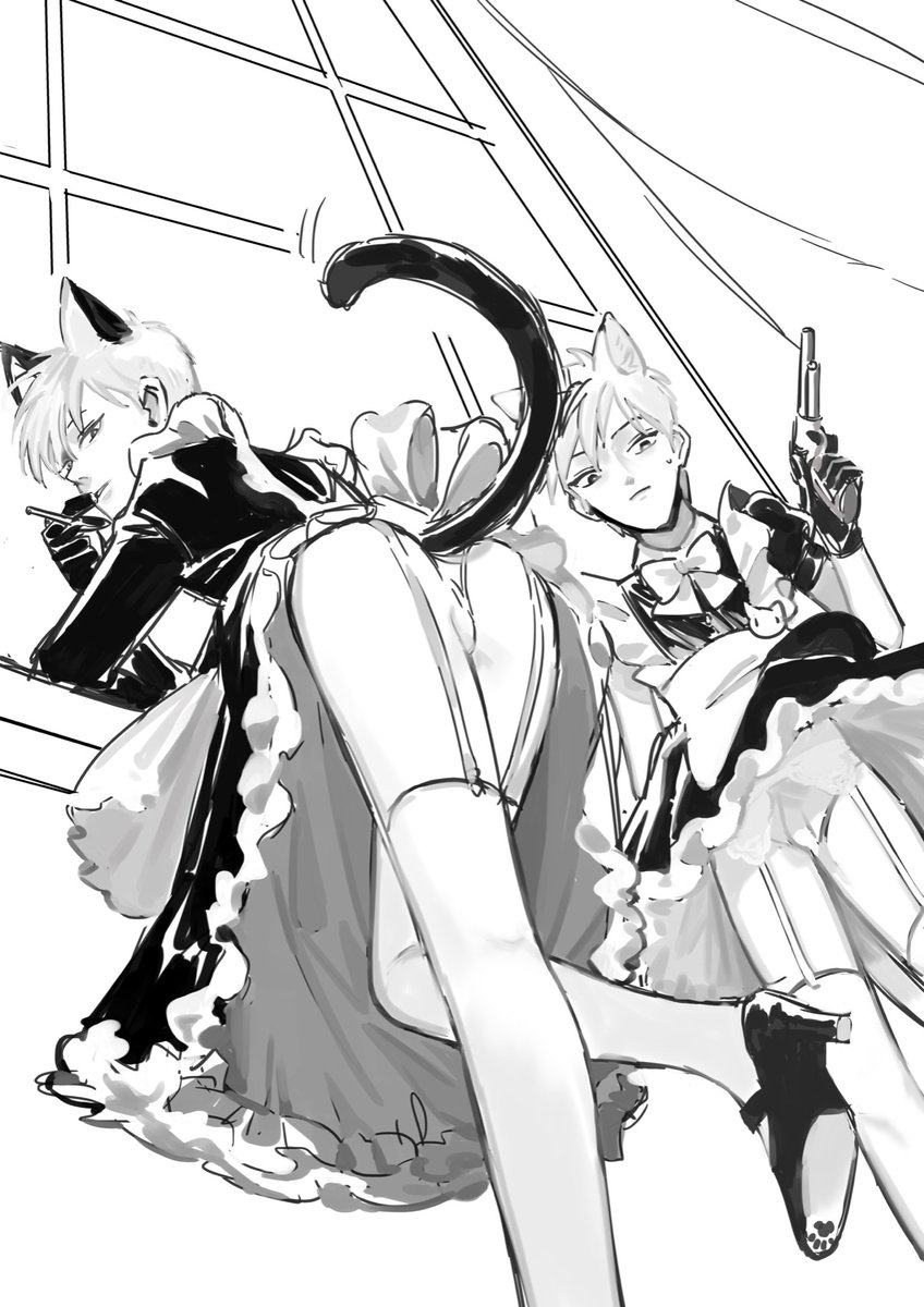 aruyamaka's tweet photo. メイドの日…ではなく描け麻の罰符 https://t.co/3q86PsZgjK