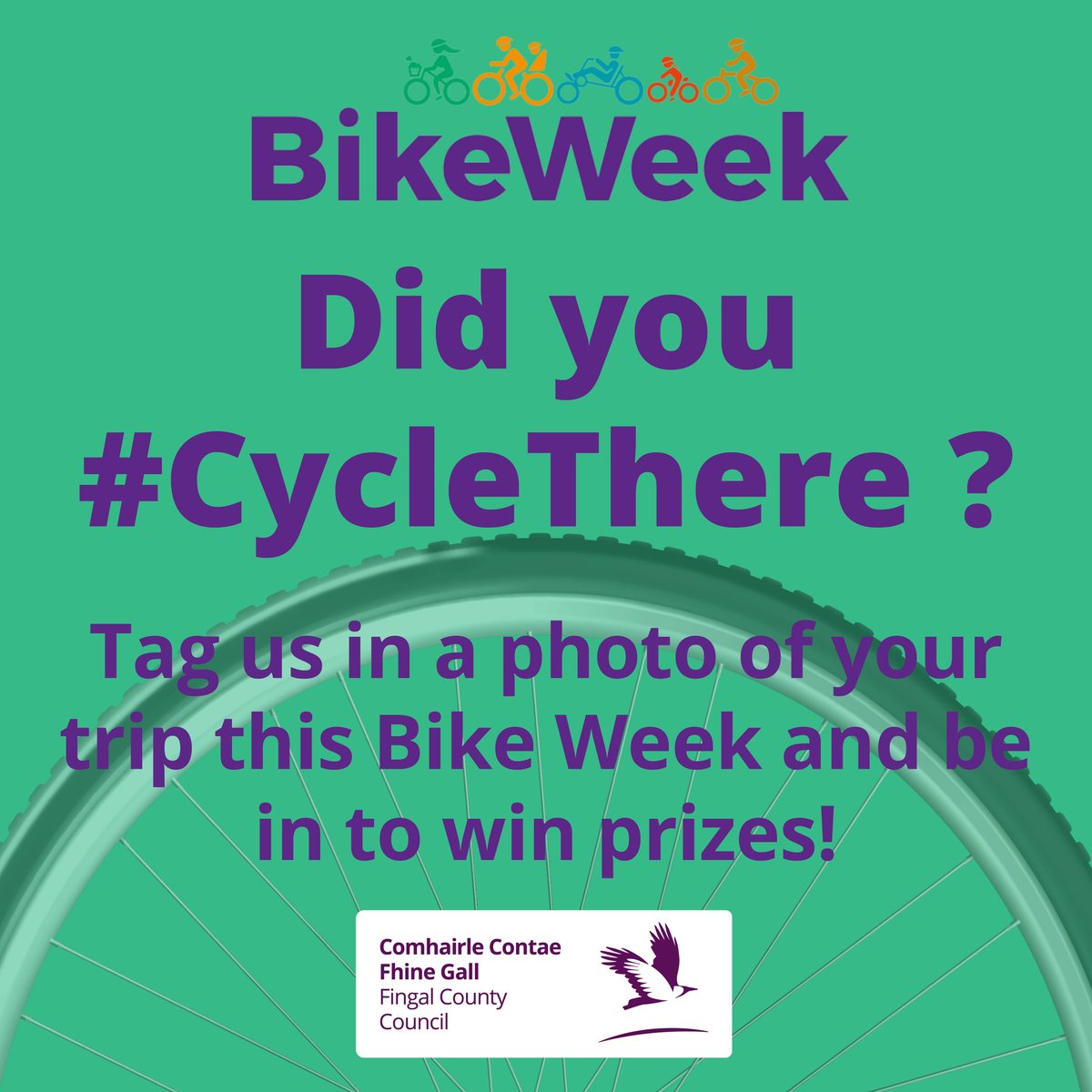 Fingalcoco's tweet photo. If you're going somewhere this Bike Week why not #CycleThere? Whether it's a trip to the shops or a 25k we want to see your cycling trip!
Tag us in any image of your cycling trip using #CycleThere &amp; be in with a chance to win some great prizes. 
#BikeWeek2022
#ClickIntoGear https://t.co/txPehN9WTH