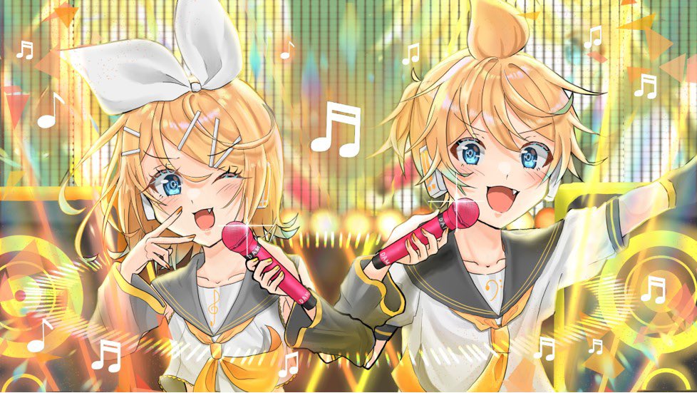 鏡音リン 鏡音レン カラオケDAM 等身大のぼり 鏡音リン 鏡音レン カラオケDAM 等身大のぼり - メルカリ