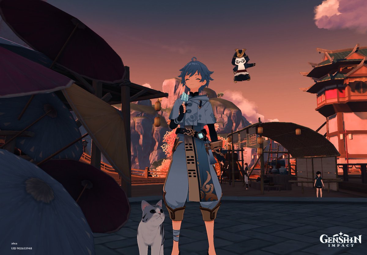 aetherkiwi's tweet image. Белый кот помер кста 😿🕯️
#TheWonderfulAnimalsOfTeyvat  #GenshinImpact