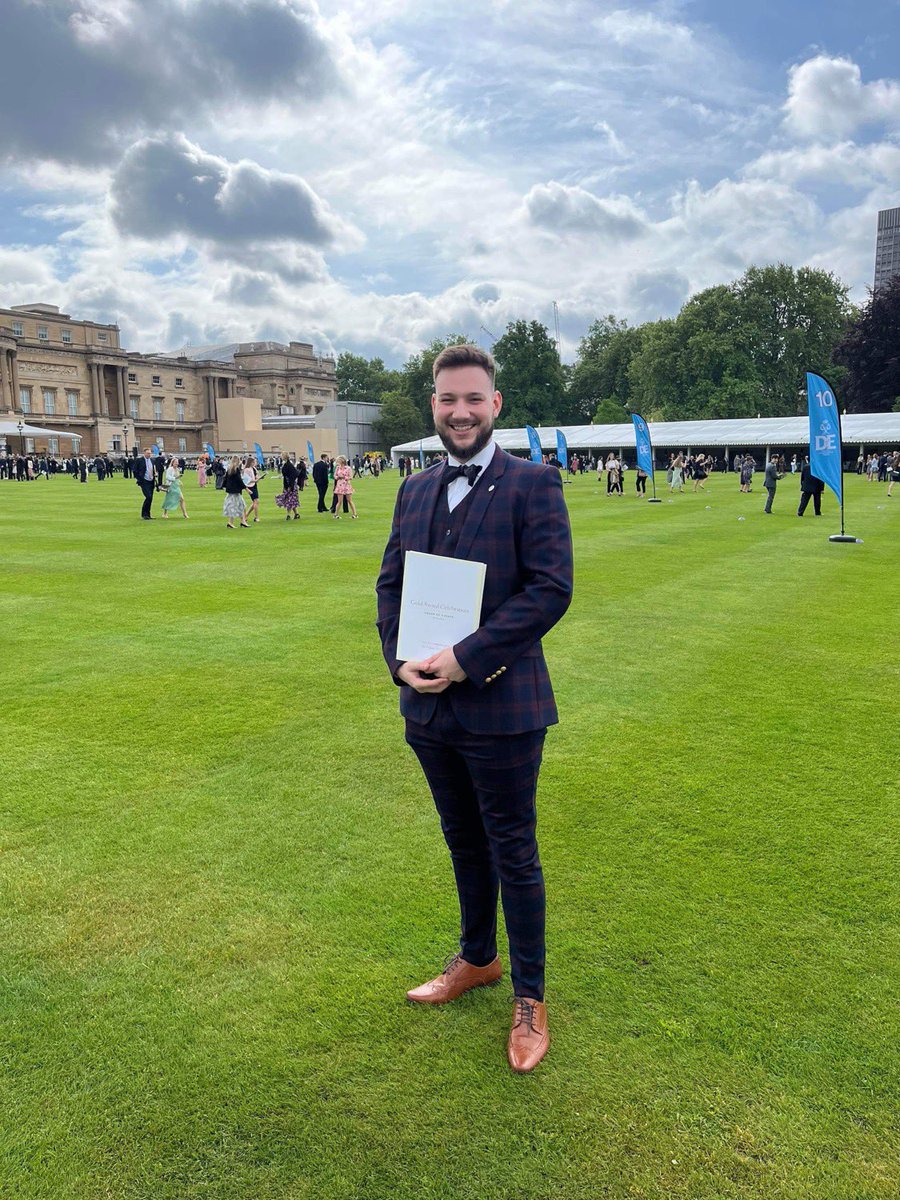 126 (City of Derby) Sqn ATC (@126derbyrafac) on Twitter photo Congratulations to Civilian Instructor James Bland who receives his Gold Duke of Edinburghβs Award today.
James completed his award in 2020 and completed his expedition by travelling the Great Glen via canoe!
<a href="/ComdtAC/">Commandant RAF Air Cadets</a> <a href="/aircadets/">RAF Air Cadets</a> <a href="/SEMidsWgRAFAC/">South & East Midlands Wing Air Cadets</a> Congratulations to Civilian Instructor James Bland who receives his Gold Duke of Edinburghβs Award today.
James completed his award in 2020 and completed his expedition by travelling the Great Glen via canoe!
<a href="/ComdtAC/">Commandant RAF Air Cadets</a> <a href="/aircadets/">RAF Air Cadets</a> <a href="/SEMidsWgRAFAC/">South & East Midlands Wing Air Cadets</a>