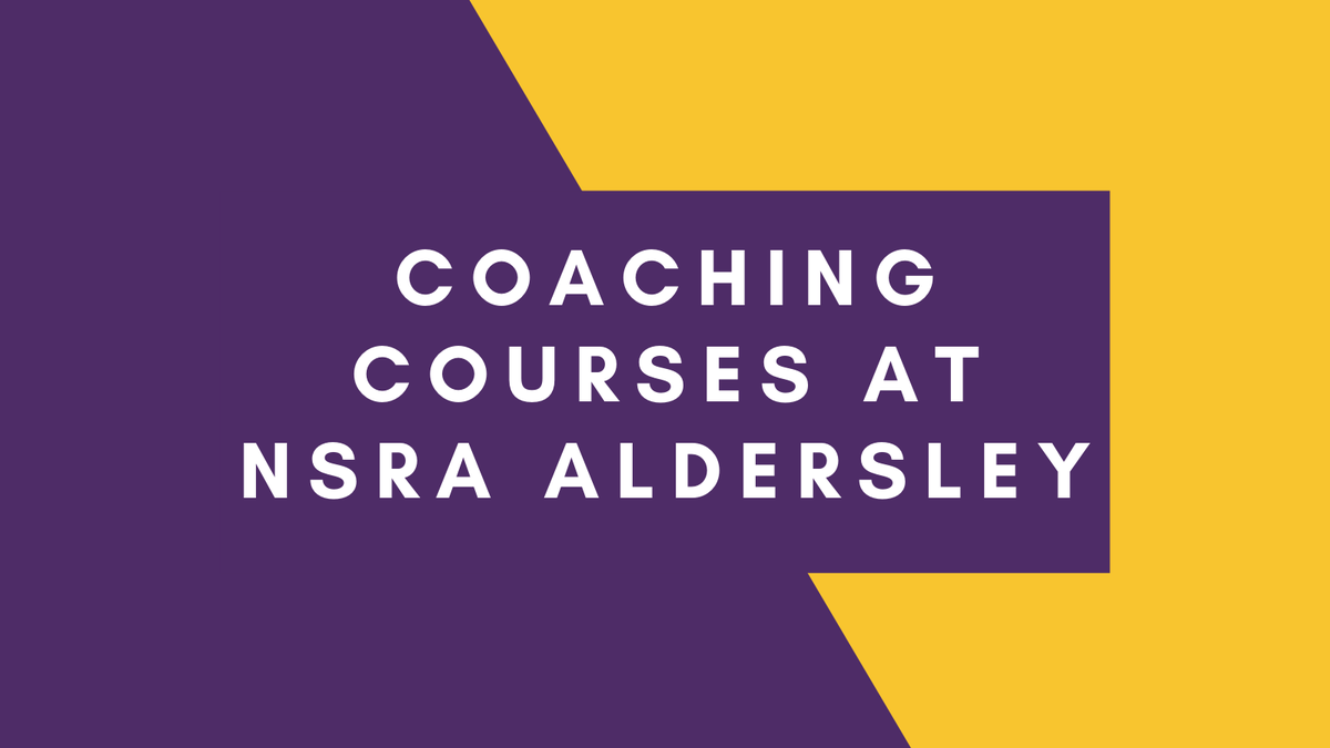 Announcing coaching courses at NSRA Aldersley. Please find more information here: bit.ly/39psGjb