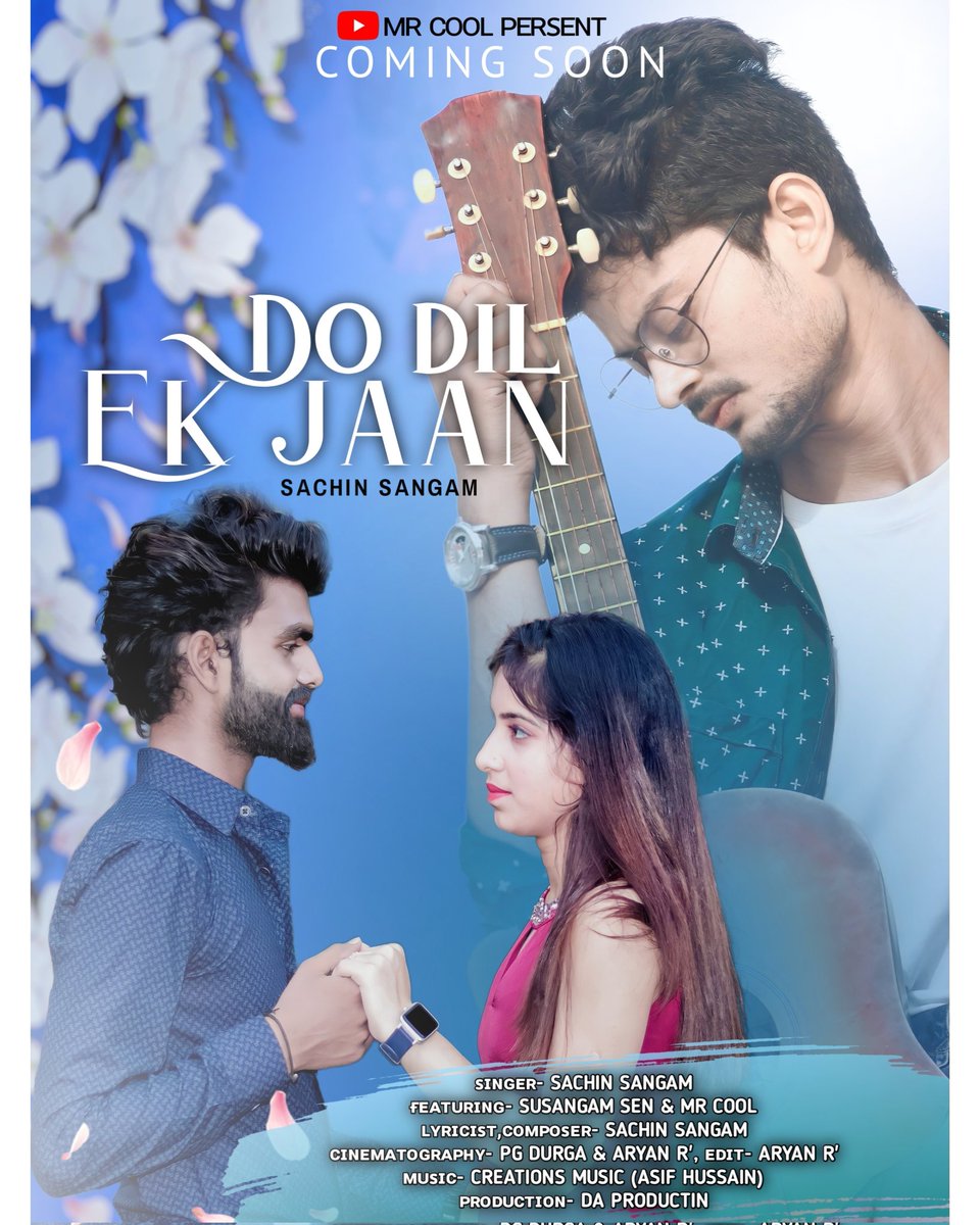 sachinsangam0's tweet photo. Guys Hamara gaana #do_dil_ek_jaan official music video bhot jldi aane wala hai apna pyar de or dil se support kre❤️☺️
#NewMusic #officalmusic #COMINGSOON #Bollywood https://t.co/IQjLrNQgPg