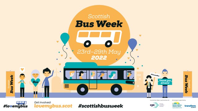 EPScotland's tweet photo. ONE week to go to #ScottishBusWeek!

Time to let everyone know about the benefits of bus travel 🚌
🏞️Cleaner air and communities
🗞️FREE newspapers
🎧Relax &amp; listen to sounds

Join #EPScotland &amp; #BackTheBus campaign👉23 May!

#Environment #AirQuality #AirPollution #TripleWin https://t.co/ZMSTOeDoUF