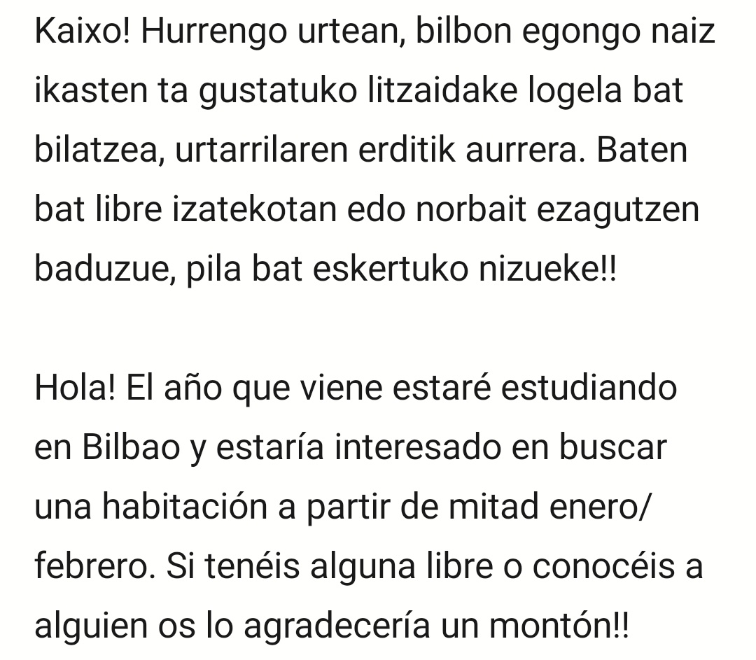errautsa's tweet photo. Iep! No sé si em servirà de molt... però un rt no vindria mal 🫶🫶
#sicue #Bilbo #Bilbao https://t.co/CLI1gw8SSu