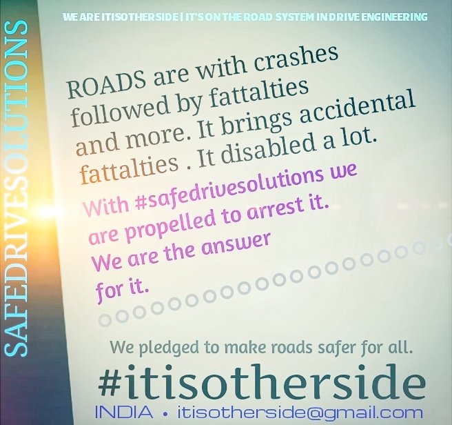itisotherside's tweet photo. What if a system integrated with vehicles to enable it to follow traffic laws ? Till now no claim by anyone except we in #itisotherside with our #safedrivesolutions  We pledged to do.
@nikunjsanghi 
@VinkeshGulati 
@saharshd 
@sd_banga 
@RSGuy_India 
@rajakesari99 
@FADA_India https://t.co/qf3pnKpEDo