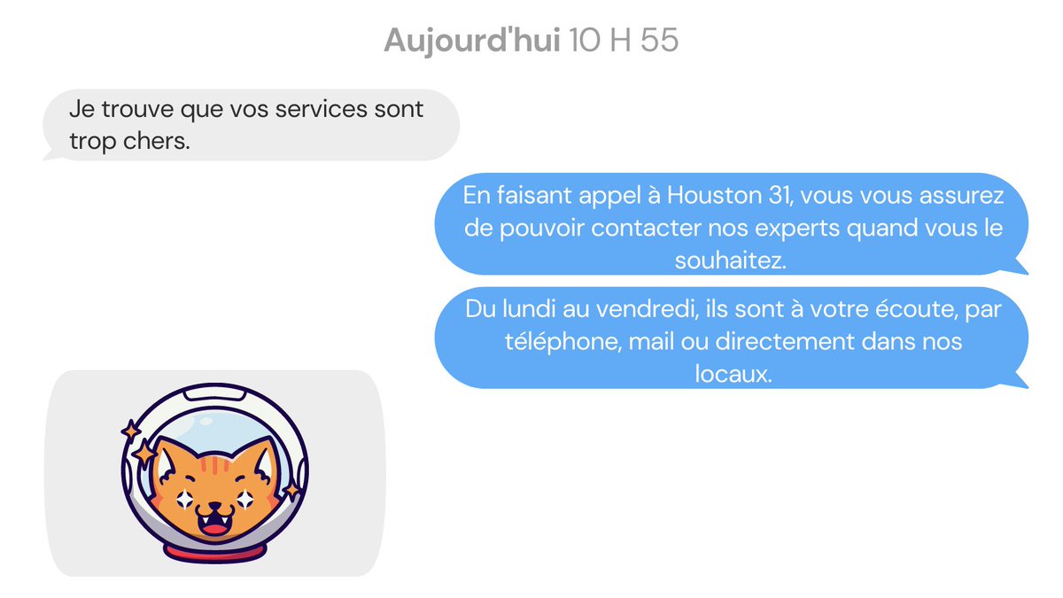 H31Avignon's tweet photo. Faire confiance à Houston 31, c’est aussi pouvoir compter sur des #experts disponibles et réactifs tout au long de la semaine.🚀

Une #question ? Un coup de fil et on vous aide à y répondre.

+ d’infos ➡️ 04 90 89 70 10 ou allo@houston31.com https://t.co/tauKQbHwoW