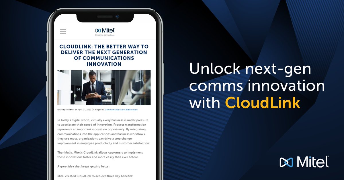 What's next for #CloudLink ☁️🔗? The de facto app platform for 1.2M+ active users becomes the foundation for our #openAPI ecosystem, offering customers greater choice and partners greater rewards. ➡️ bit.ly/3vL0Rt9