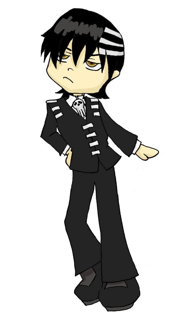Death the Kid chibi. #SoulEater, image size:670x1200