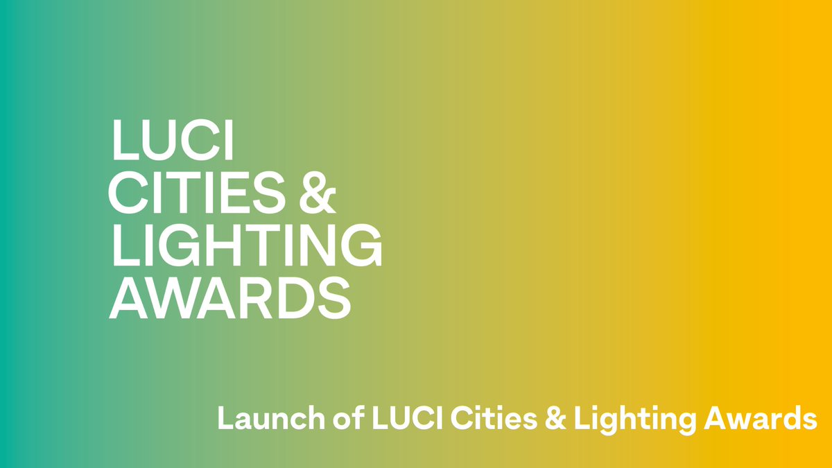 LUCIassociation's tweet photo. ✨ The LUCI Cities &amp; Lighting Awards have just been launched! Be ready to submit your application here: https://t.co/wfAzXr9UYV 🏆 Deadline is July 31st... #LUCI20years #LUCInetwork #urbanlighting https://t.co/Ek5xB40rV0