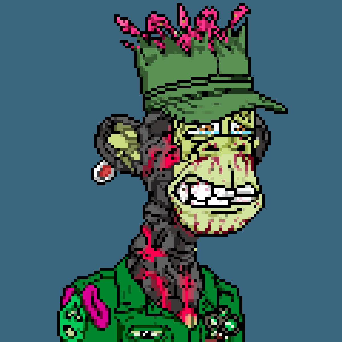 CryptoHighlandr's tweet photo. Okay so my #DegenApe mutation is pretty damn cool! #DAC #DegenApes #mutate #BNB #NFT https://t.co/1iChenW1IE