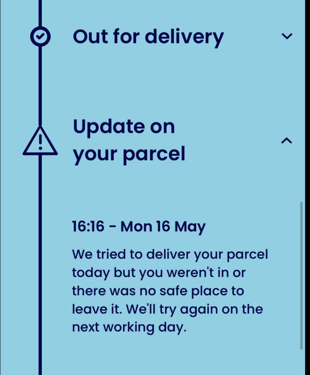 markyontheradio's tweet photo. @evri_parcel you are the worse delivery company ever. Why do your drivers lie about people not being in the property. This is the 3rd day I’ve waited in to get the same reply. https://t.co/O7v012qV7e